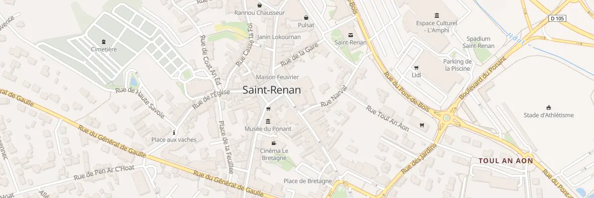 Plan du 23 Rue Saint Yves à Saint-Renan