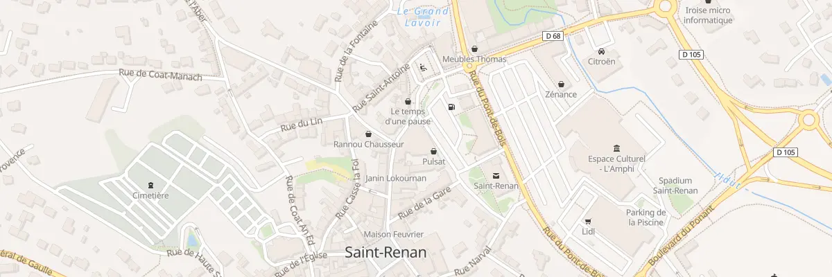 Plan du 11 Pl Léon Cheminant à Saint-Renan