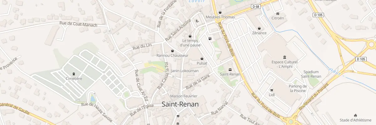 Plan du 49 Rue Saint Yves à Saint-Renan