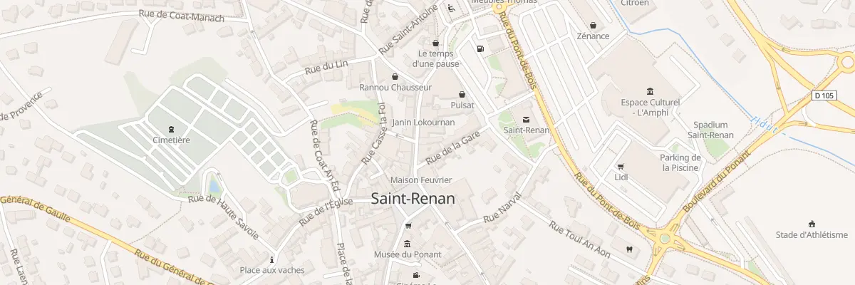 Plan du 39 Rue Saint Yves à Saint-Renan