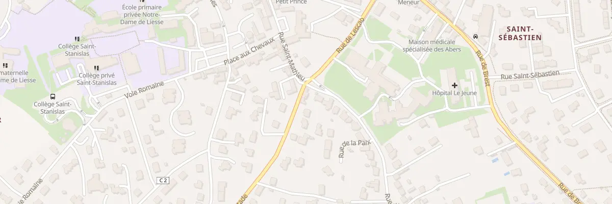 Plan du 4 Rue du Stade à Saint-Renan