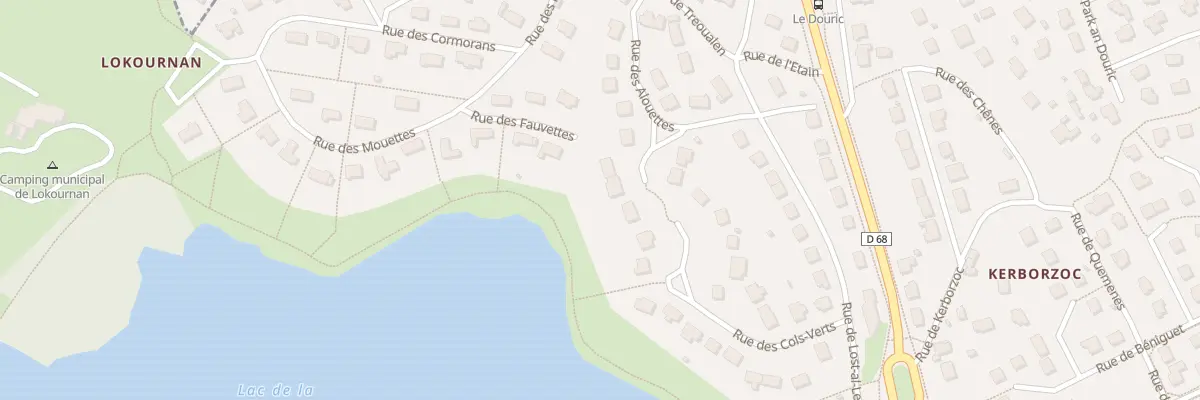 Plan du 24 Rue des Cols Verts à Saint-Renan