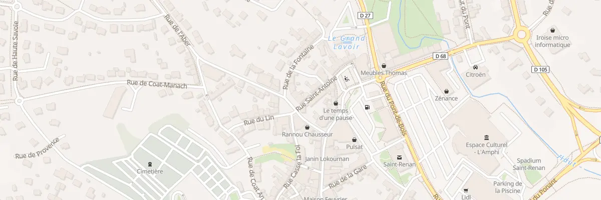 Plan du 3 Pl Quartier Maître Lannuzel à Saint-Renan