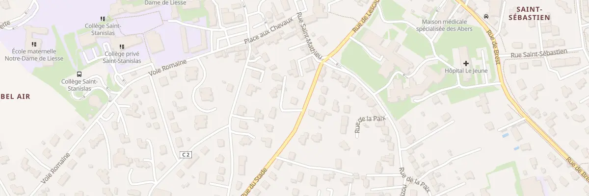 Plan du 3 Rue du Stade à Saint-Renan