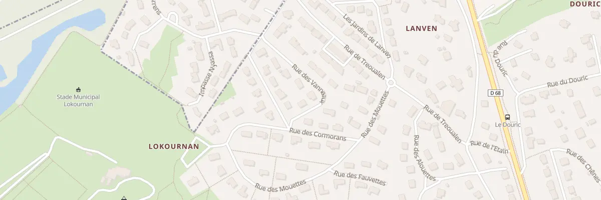 Plan du 2 Rue des Vanneaux à Saint-Renan