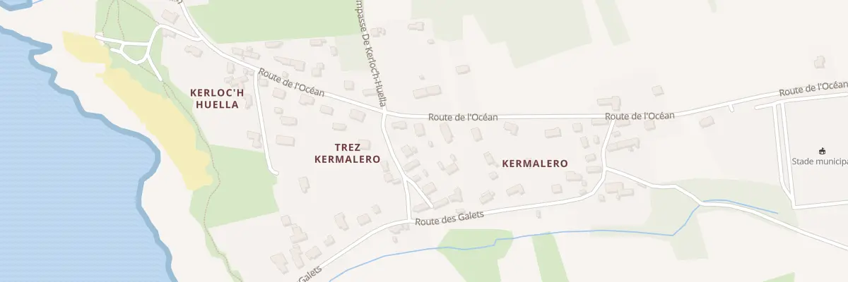 Plan du 1976A Kermalero à Primelin