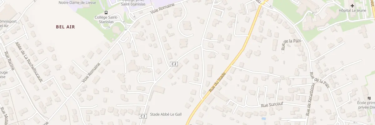 Plan du 4 Rue de Bel Air à Saint-Renan