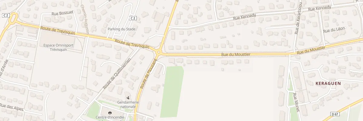Plan du 3 Rue du Moustier à Saint-Renan