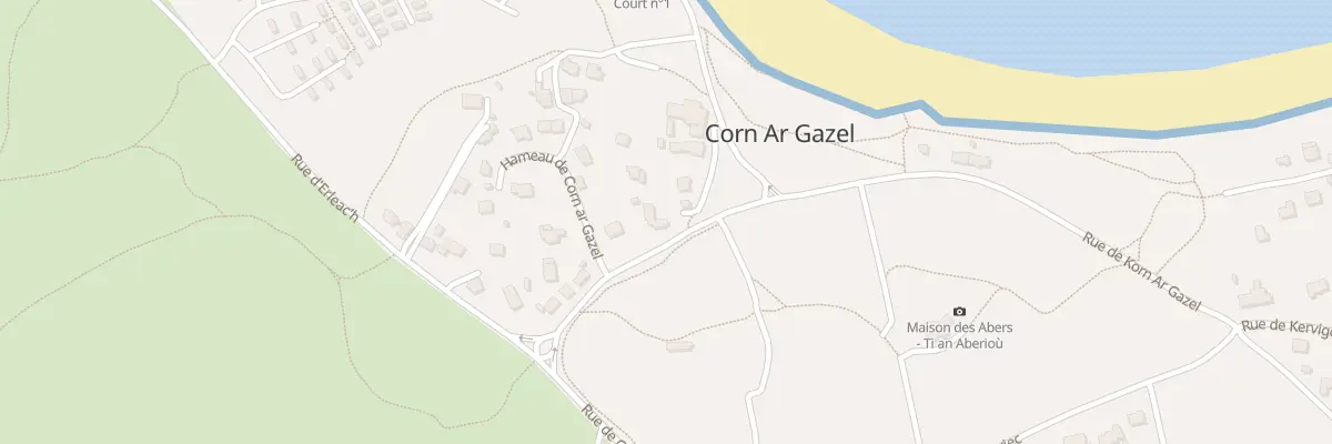 Plan du 77 Rue de Korn Ar Gazel à Saint-Pabu