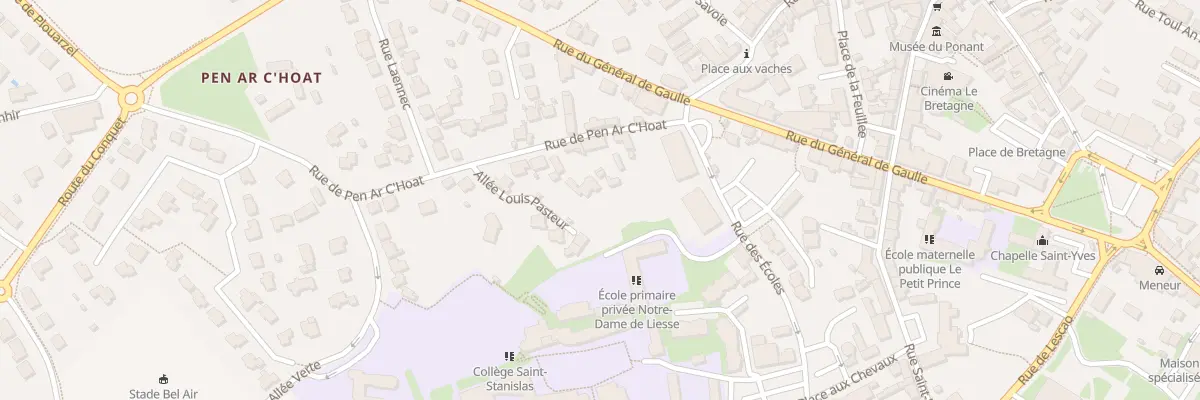 Plan du 8B Rue de Pen Ar C’hoat à Saint-Renan