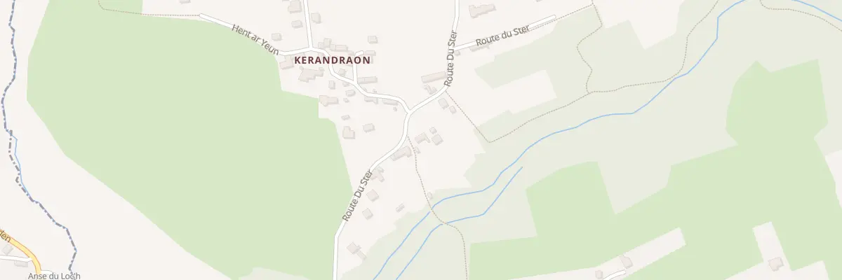 Plan du 147 Kerandraon Sud à Primelin