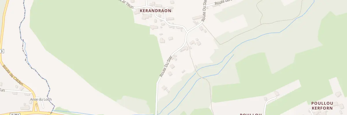 Plan du 145 Kerandraon à Primelin