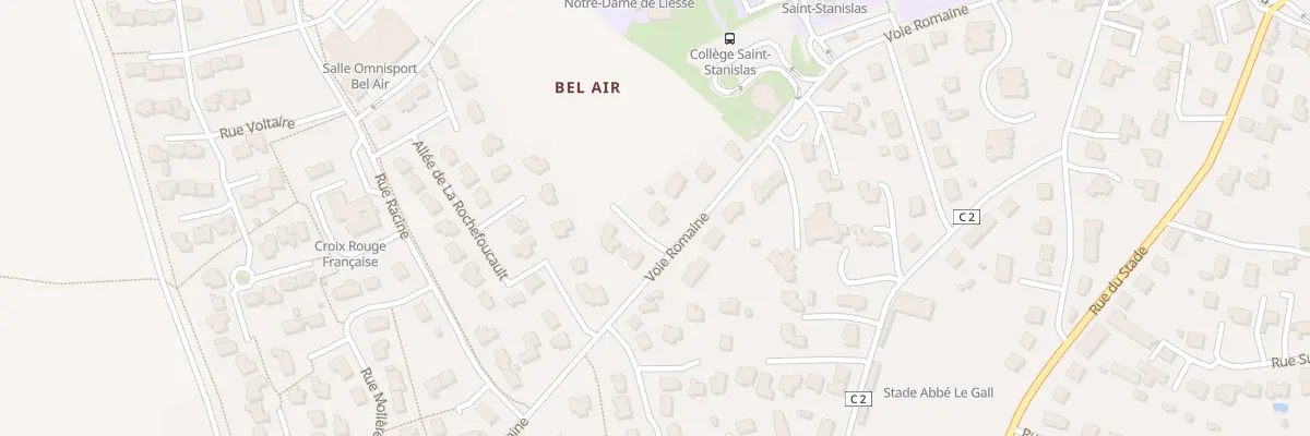 Plan du 6B Voie Romaine à Saint-Renan