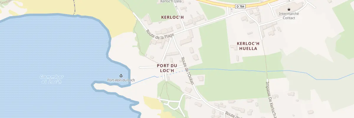 Plan du 124 Le Loch Sud à Primelin