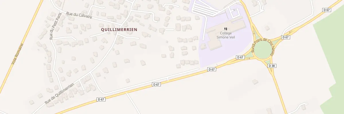 Plan du 25 Rue des Lavandières à Saint-Renan