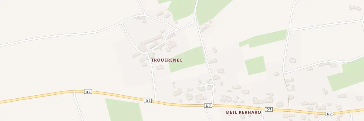 Plan du 5072 Trouérennec à Cléden-Cap-Sizun