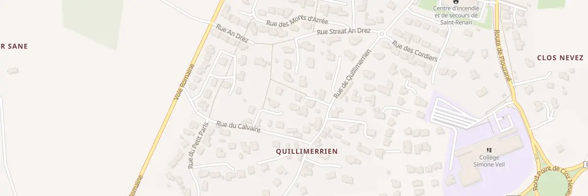 Plan du 9308 All du Puits à Saint-Renan