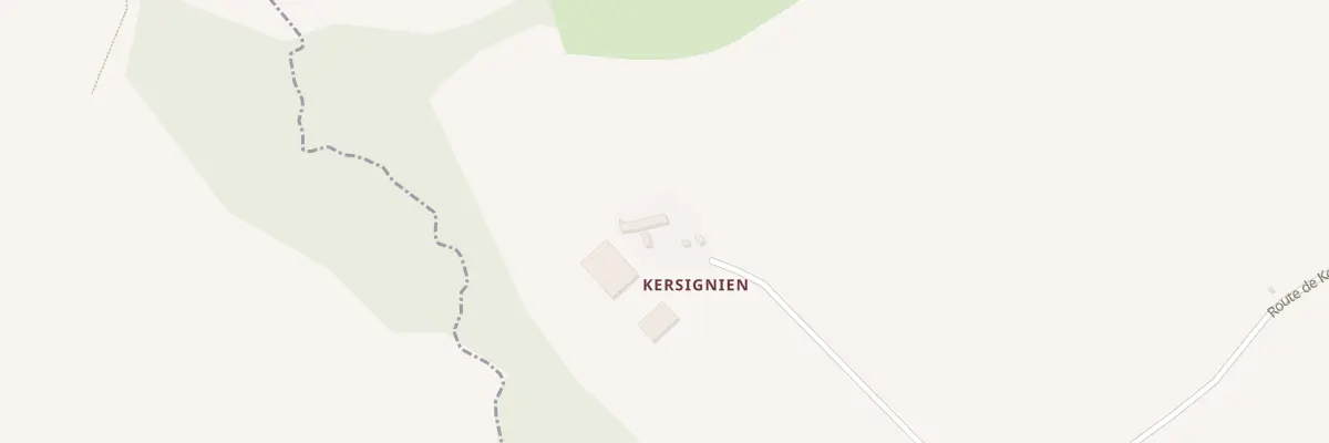 Plan du 845 Rte de Kersignen à Plouzané