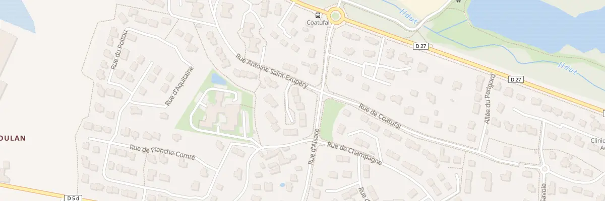 Plan du 2 Imp Guynemer à Saint-Renan