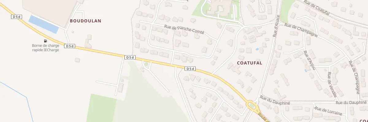 Plan du 4 Rue de Bourgogne à Saint-Renan