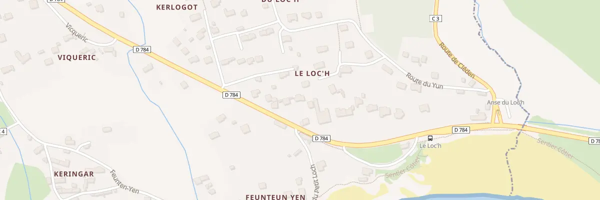 Plan du 843 Le Loch à Plogoff