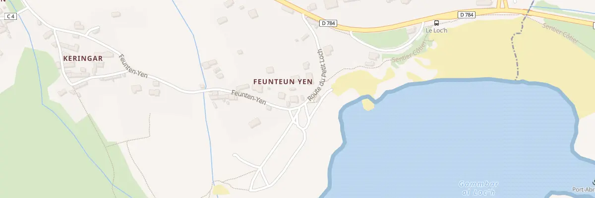 Plan du 823 Feunteun Yen à Plogoff