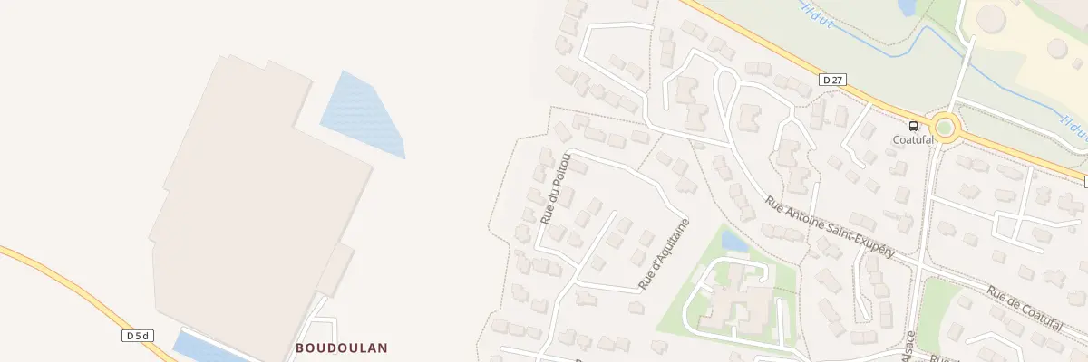 Plan du 13 Rue du Poitou à Saint-Renan