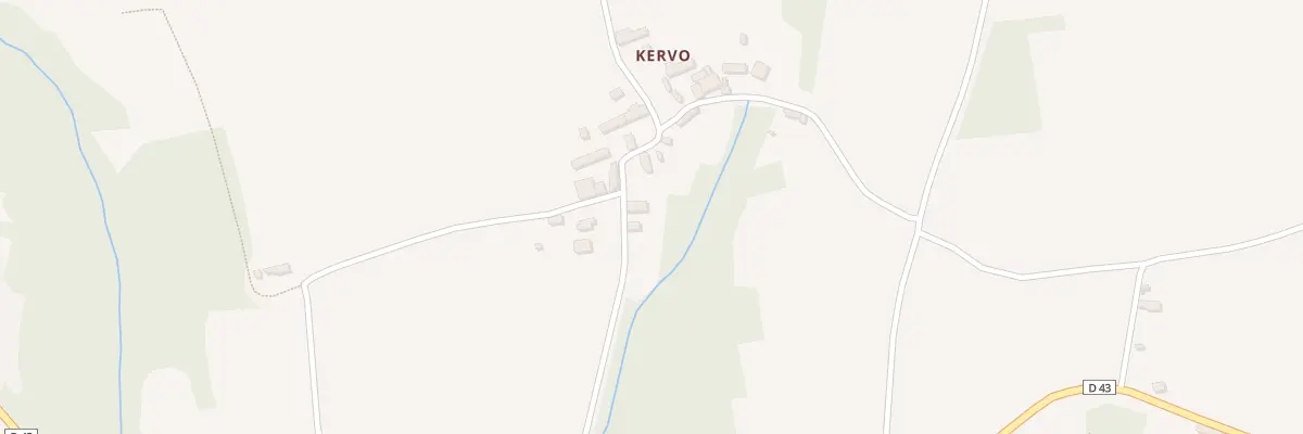 Plan du 303 Kervo à Cléden-Cap-Sizun