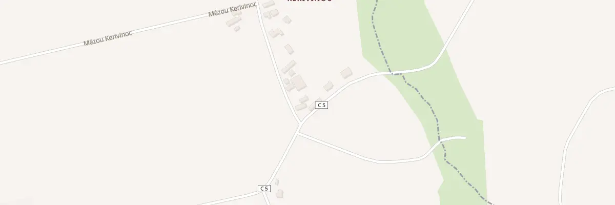 Plan du 121 Kerrivinoc à Lampaul-Ploudalmézeau