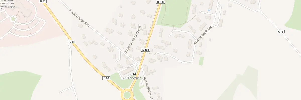 Plan du 6 Rue Roc’H Sterenn à Lanrivoaré