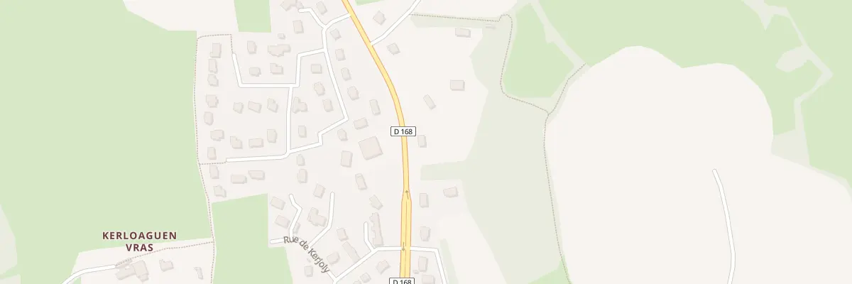 Plan du 17 Rte de Ploudalmézeau à Lanrivoaré