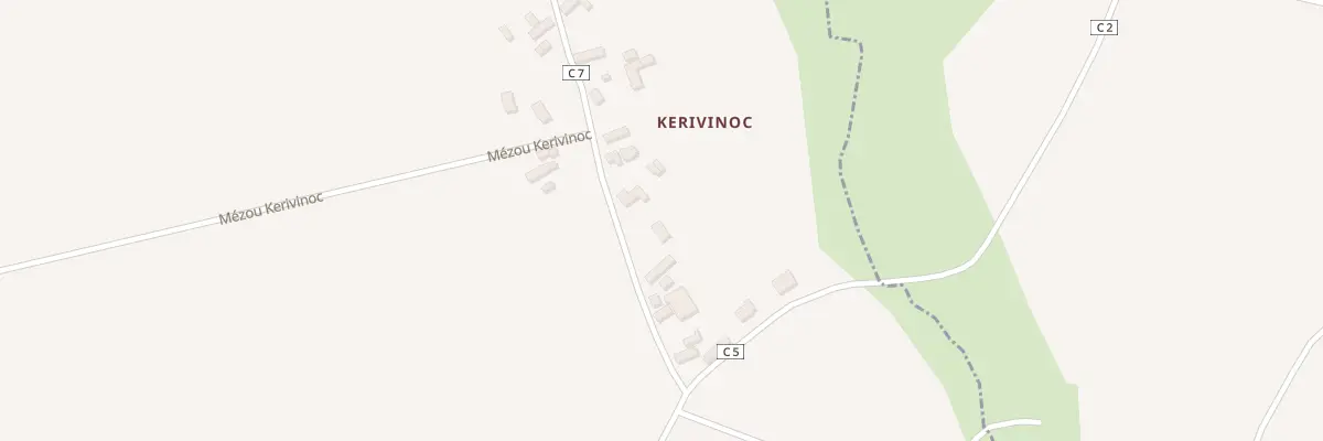 Plan du 122 Kerrivinoc à Lampaul-Ploudalmézeau