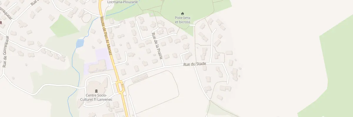 Plan du 10 Rue du Stade à Locmaria-Plouzané