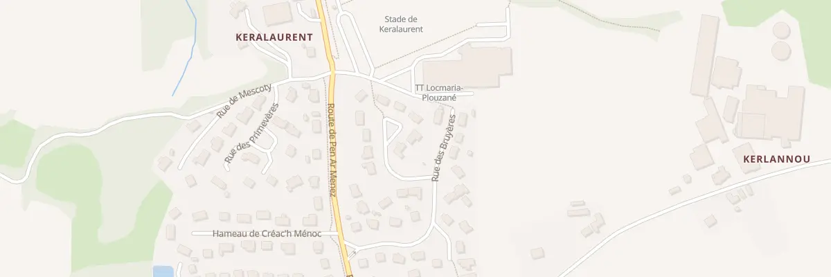 Plan du 14 Imp des Hortensias à Locmaria-Plouzané