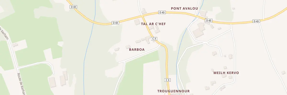 Plan du 286 Barboa à Cléden-Cap-Sizun