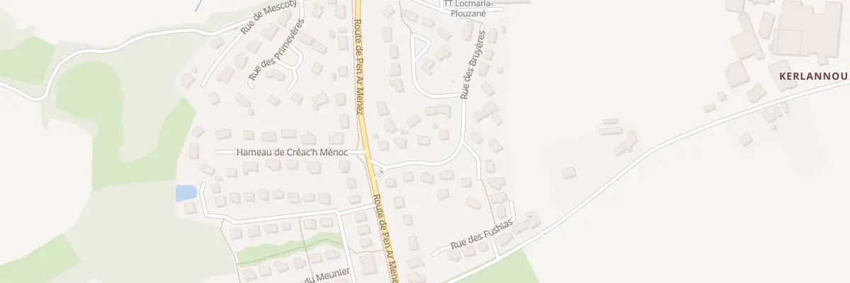 Plan du 6 Rue des Bruyères à Locmaria-Plouzané