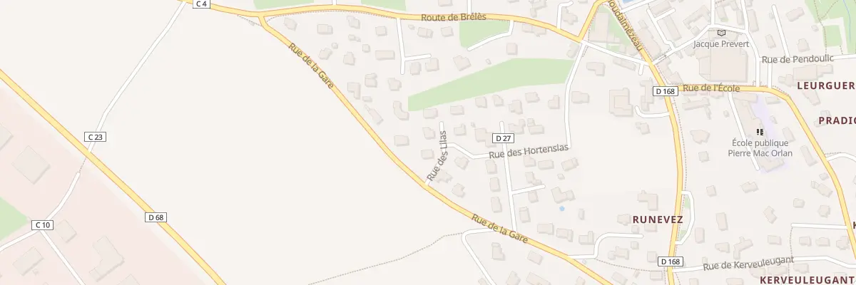 Plan du 4 Rue des Lilas à Lanrivoaré