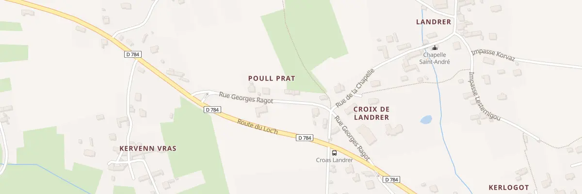 Plan du 753 Croix de Landrer à Plogoff