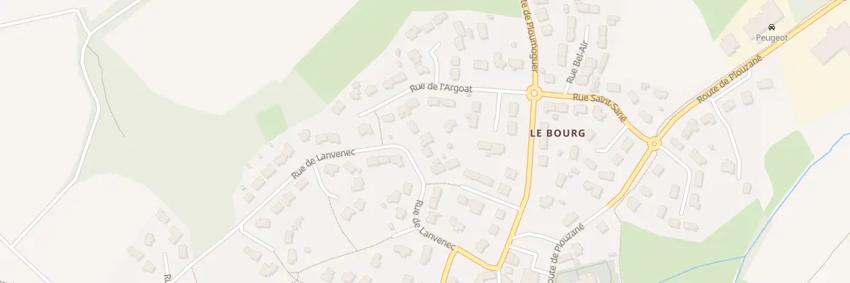 Plan du 11 Rue de Lanvenec à Locmaria-Plouzané