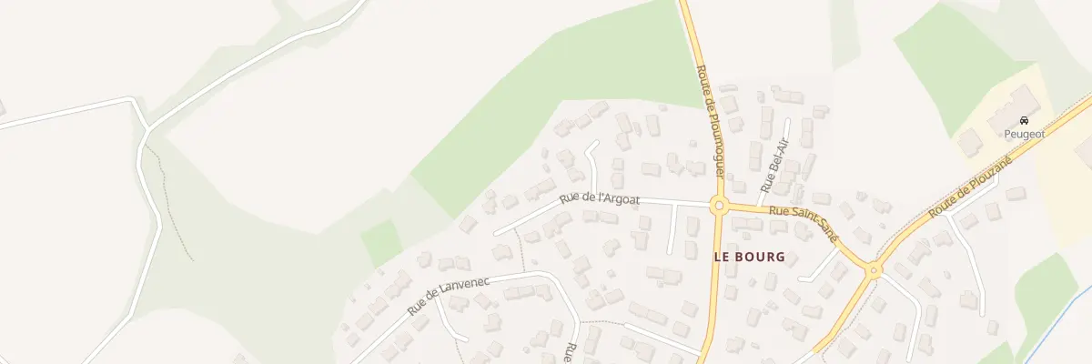 Plan du 25 Rue de l’Argoat à Locmaria-Plouzané