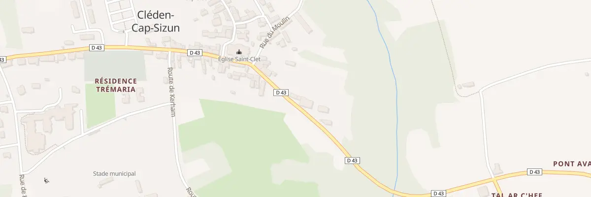 Plan du 13 Rue de Langroas à Cléden-Cap-Sizun