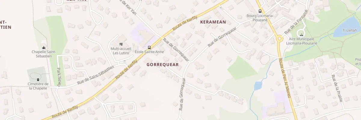 Plan du 11 Rue de Gorrequear à Locmaria-Plouzané