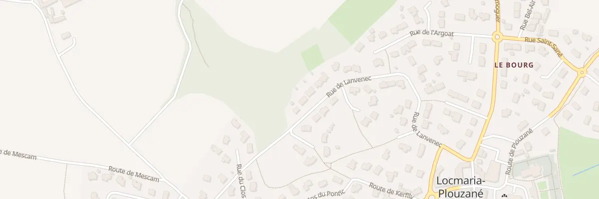 Plan du 27 Rue de Lanvenec à Locmaria-Plouzané