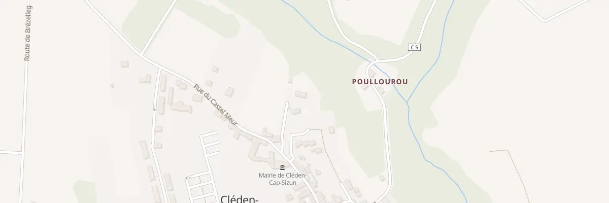 Plan du 5207 Le Bourg à Cléden-Cap-Sizun
