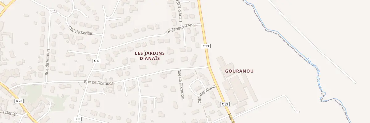 Plan du 30 Rue Dixmude à Ploudalmézeau