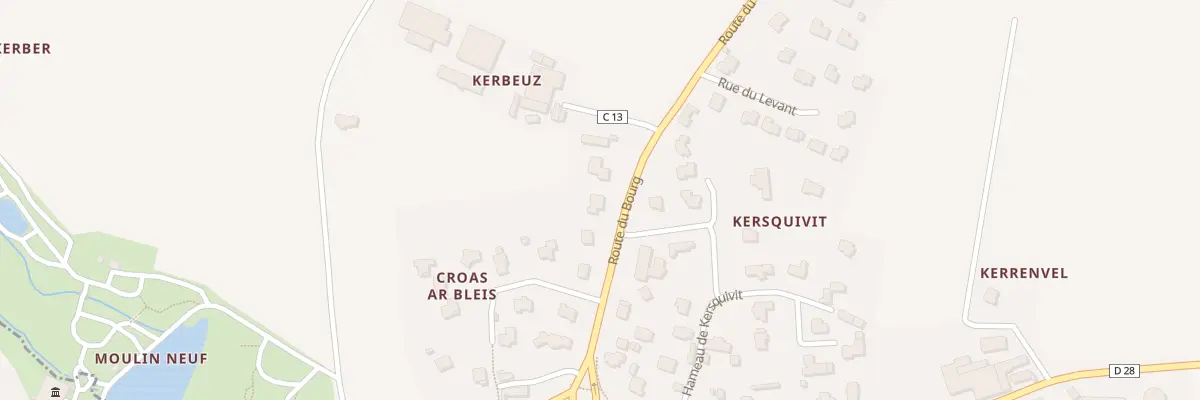 Plan du 11 Rte du Bourg à Lampaul-Ploudalmézeau