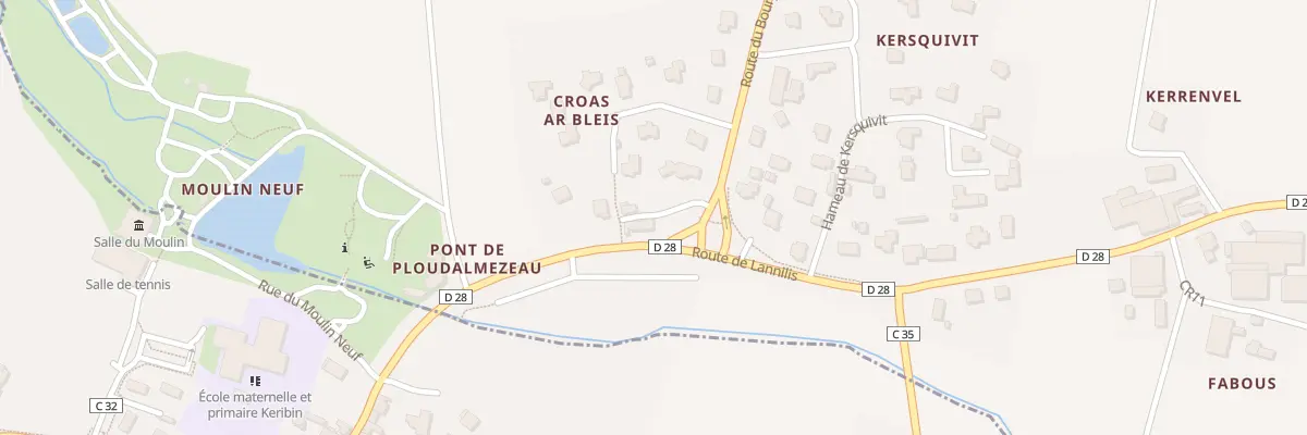 Plan du 5 Rte de Lannilis à Lampaul-Ploudalmézeau