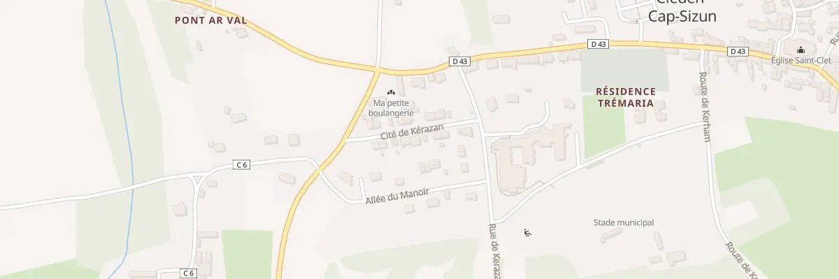 Plan du 9 Cité de Kerazan à Mahalon