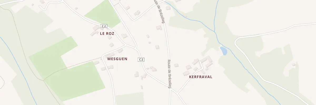 Plan du 20A Mescran à Cléden-Cap-Sizun