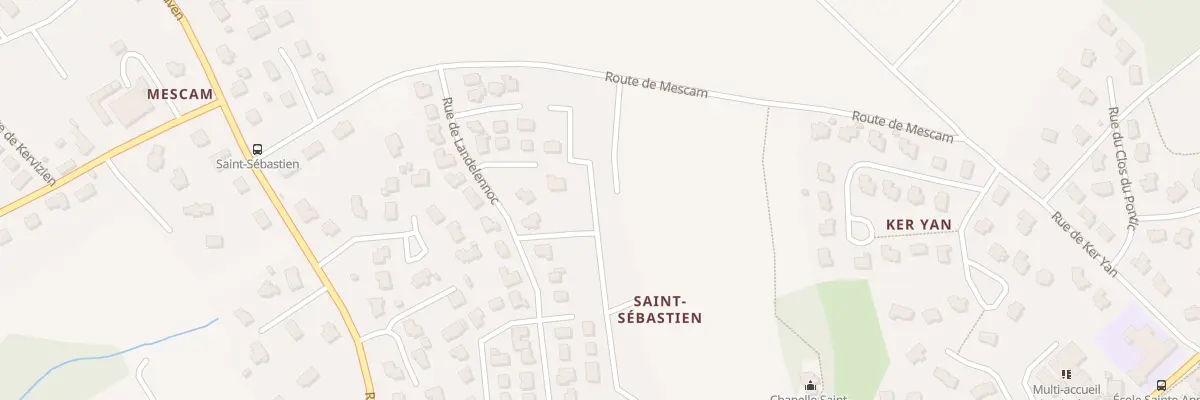 Plan du 8 Rue Jean Pierre Calloch à Locmaria-Plouzané